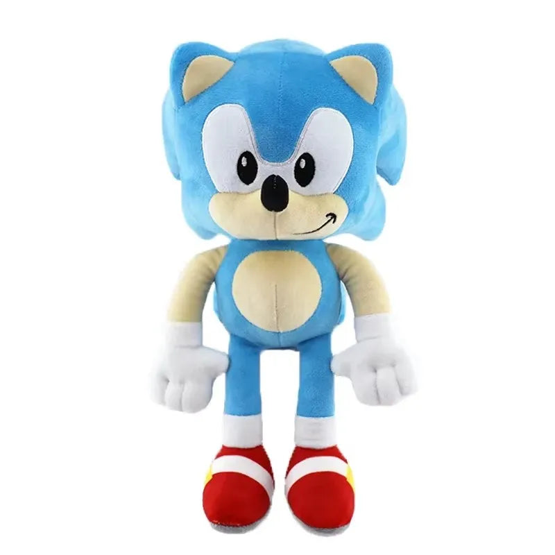 Lys blå Sonic bamse
