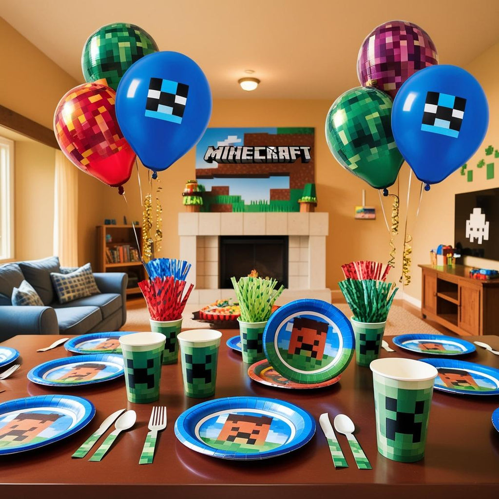 Minecraft Bursdags dekorasjoner 🎮