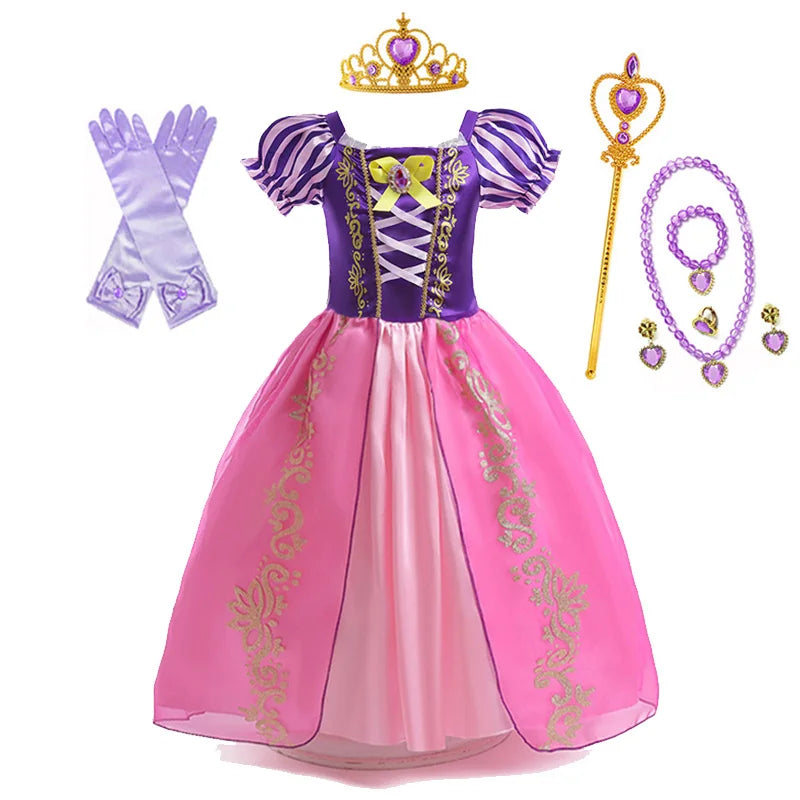 Prinsessekostyme til barn